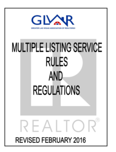 GLVAR MLS Rules and Regulations